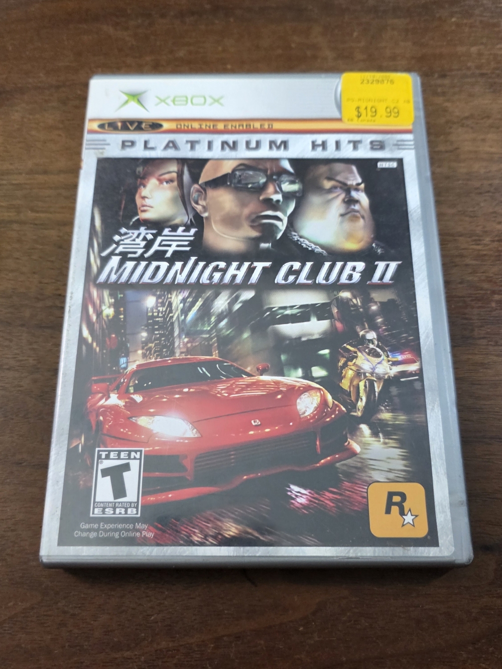 OG Xbox Platinum Hits Midnight Club II - Game